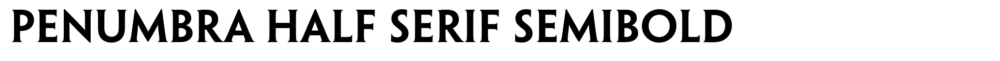 Penumbra Half Serif SemiBold image